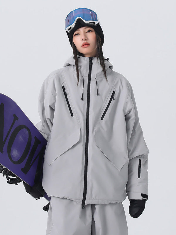 Searipe Unisex CoreBuild Allwetter-Schneejacke für Damen, locker geschnitten