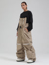 Gsou Snow Mountain Chill Freestyle Baggy Snowboard-Bibs für Damen