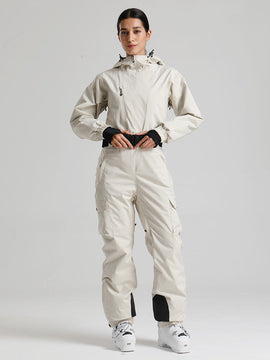 Gsou Snow Alpine Luxe Slim Fit Ganzkörper-Skioverall für Damen