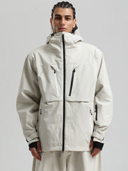 Gsou Snow Herren Langlebige Mountain Pro Winter Funktions-Cargo-Schneejacke