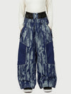 Wild Motion Damen-Schneehose mit mehreren Taschen, reflektierendem Farbblock-Design und extraweitem Sitz