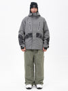 Chillform Herren-Schneeanzug mit reflektierendem Tarnmuster – Glow Trail Jacke mit Freerider Baggy Schneehose