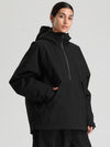 Gsou Snow Damen-Snowboardjacke im urbanen Stil, Pullover-Anorak, Snowboardjacke