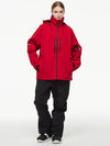 Arctic Queen Mountain Windbreaker Thermo-Schneeanzug für Damen mit Latzhose