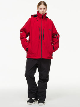 Arctic Queen Mountain Windbreaker Thermo-Schneeanzug für Damen mit Latzhose