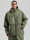 Gsou Snow Herren Langlebige Mountain Pro Winter Funktions-Cargo-Schneejacke