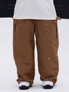 Herren-Skihose mit doppeltem Knieausschnitt, Freestyle-Stil, Baggy-Design