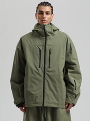 Gsou Snow Herren-Schneejacke, strapazierfähig, Mountain Pro, isoliert, winddicht