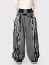 Wild Motion Damen-Schneehose mit reflektierendem Farbblock-Design und extra weitem Schnitt