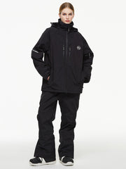 Arctic Queen Mountain Windbreaker Thermo-Schneeanzug für Damen mit Latzhose
