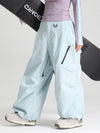 Gsou Snow Damen Strapazierfähige Urban Vibe All Function Baggy Schneehose