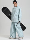 Gsou Snow Damen-Pullover-Anorak, strapazierfähig, Bergflauschig, Baggy-Schneeanzug