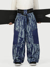 Wild Motion Herren-Schneehose mit mehreren Taschen, reflektierendem Farbblock-Design und extraweitem Sitz