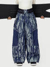 Wild Motion Damen-Schneehose mit mehreren Taschen, reflektierendem Farbblock-Design und extraweitem Sitz