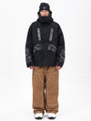 Chillform Herren-Schneeanzug mit reflektierendem Tarnmuster – Glow Trail Jacke mit Freerider Baggy Schneehose