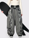 Wild Motion Damen-Schneehose mit reflektierendem Farbblock-Design und extra weitem Schnitt
