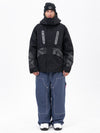Chillform Herren-Schneeanzug mit reflektierendem Tarnmuster – Glow Trail Jacke mit Freerider Baggy Schneehose