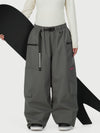 Techline Damen-Skihose mit strapazierfähigem Stretch-Cargo-Design – Baggy Freestyle Passform