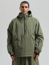 Gsou Snow Herren-Snowboardjacke im urbanen Stil, Pullover-Anorak