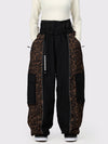 Wild Motion Damen-Schneehose mit reflektierendem Farbblock-Design und extra weitem Schnitt