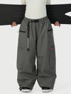 Techline Damen-Skihose mit strapazierfähigem Stretch-Cargo-Design – Baggy Freestyle Passform