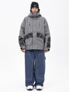 Chillform Herren-Schneeanzug mit reflektierendem Tarnmuster – Glow Trail Jacke mit Freerider Baggy Schneehose