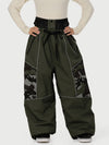 Wild Motion Damen-Schneehose mit mehreren Taschen, reflektierendem Farbblock-Design und extraweitem Sitz