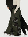 Wild Motion Damen-Schneehose mit mehreren Taschen, reflektierendem Farbblock-Design und extraweitem Sitz