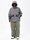 Chillform Herren-Schneeanzug mit reflektierendem Tarnmuster – Glow Trail Jacke mit Baggy-Schneehose (Set)