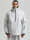 Gsou Snow Herren-Snowboardjacke im urbanen Stil, Pullover-Anorak