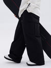 Herren-Skihose mit doppeltem Knieausschnitt, Freestyle-Stil, Baggy-Design