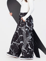 Nightline Park Rider Damen-Schneehose mit reflektierenden Kurven und lockerer Passform