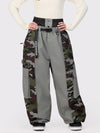 Wild Motion Damen-Schneehose mit reflektierendem Farbblock-Design und extra weitem Schnitt