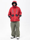 Chillform Herren-Schneeanzug mit reflektierendem Tarnmuster – Glow Trail Jacke mit Baggy-Schneehose (Set)