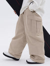 Herren-Skihose mit doppeltem Knieausschnitt, Mountain Freestyle, Baggy-Camo-Muster