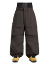 Gsou Snow Urban Slope Damen-Schneehose mit Knieflex-Cargotaschen und weitem Bein
