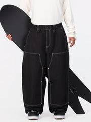 UrbanCraft Utility Freeride Baggy Snowboardhose für Herren mit verstärkten Einsätzen