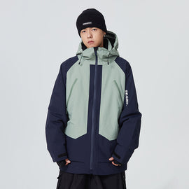 Searipe SnowMaster Color Block Mountain Snowboardjacke für Herren