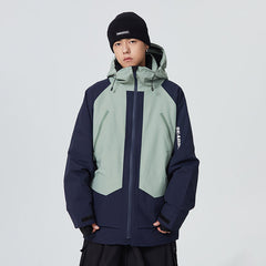 Searipe SnowMaster Color Block Mountain Snowboardjacke für Herren