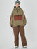 Damen-Winter-Bomberjacke, Baggy-Schneejacke mit praktischen Cargotaschen, Snowboardhose