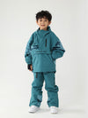 Kinder Air Pose Cargo-Schneeanzug mit Blumenmuster – wasserdichte Ski- und Snowboardjacke mit passender Hose