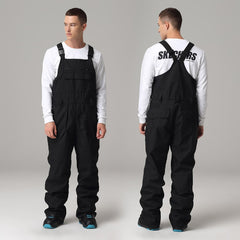 Searipe Mountain Terry Winter-Schneehose für Herren, Latzhose zum Snowboarden
