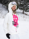 Snowall Unisex Gangster Swagger Snowscape Hoodie für Herren, wasserabweisend