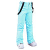 Damen-Winter-Schneehose „Mountains Aurora White“ mit Isolierung