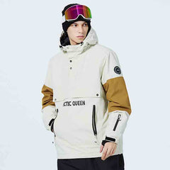 Mountain Challenger Herren-Anorak-Schneejacke mit halbem Reißverschluss