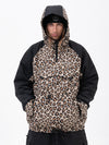 Herren Mountain Freestyle Cargo Pocket Pullover Bomber Snowboardjacke
