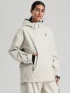Gsou Snow Damen-Pullover-Anorak, strapazierfähig, Bergflauschig, Baggy-Schneejacke