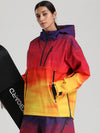 Gsou Snow Damen-Pullover-Anorak, strapazierfähig, Bergflauschig, Baggy-Schneejacke