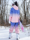 Bunte Neon-Winter-Snowboardanzüge für Damen