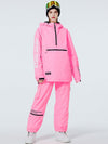 WinterPeak SnowGuard Anorak-Schneeanzüge für Damen mit halbem Reißverschluss